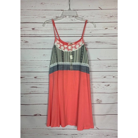 Ya Los Angeles Dresses & Skirts - Ya Los Angeles Boutique Women's M Medium Coral Sleeveless Dress NEW With TAGS
